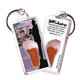 Memphis FootWhere® Souvenir Keychains. 6 Piece Set. Made in USA