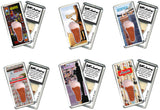 Memphis FootWhere® Souvenir Magnets. 6 Piece Set. Made in USA