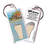 Load image into Gallery viewer, Montego Bay FootWhere® Souvenir Keychain. Made in USA
