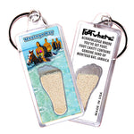 Load image into Gallery viewer, Montego Bay FootWhere® Souvenir Keychains. 6 Piece Set. Made in USA