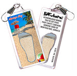 Load image into Gallery viewer, Montego Bay FootWhere® Souvenir  Zipper-Pull.
