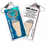 Load image into Gallery viewer, Montego Bay FootWhere® Souvenir  Zipper-Pull.

