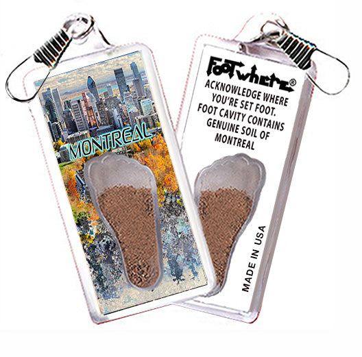 Montreal FootWhere Souvenir Zipper-Pulls. 72 pieces/6 assorted styles.