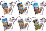 Load image into Gallery viewer, Montreal FootWhere Souvenir Keychain. 72 pieces/ 6 assorted styles.