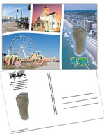 Load image into Gallery viewer, Myrtle Beach FootWhere® Souvenir Postcard. 144 Pieces/1 Gross. Made in USA
