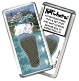 Niagara Falls  FootWhere® Souvenir Magnets. 6 Piece Set. Made in USA
