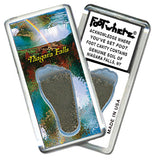Niagara Falls  FootWhere® Souvenir Magnets. 6 Piece Set. Made in USA
