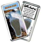 Niagara Falls  FootWhere® Souvenir Magnets. 6 Piece Set. Made in USA