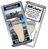 Norfolk FootWhere® Souvenir Magnet. 72 pieces/6 assorted styles.