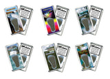 Niagara Falls  FootWhere® Souvenir Magnets. 6 Piece Set. Made in USA