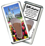 New Orleans FootWhere® Souvenir Magnets. 6 Piece Set. Made in USA