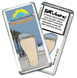 New Smyrna Beach FootWhere® Souvenir Magnet. 72 pieces/6 assorted styles.