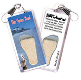 New Smyrna Beach FootWhere® Souvenir Zipper-Pull 72 pieces/6 assorted styles.