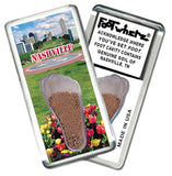 Nashville FootWhere® Souvenir Magnets. 6 Piece Set. Made in USA