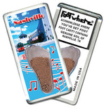 Nashville FootWhere® Souvenir Magnets. 6 Piece Set. Made in USA