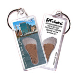 New York City FootWhere® Souvenir Keychain 72. pieces/ 12 assorted styles.