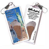 New York City FootWhere® Souvenir Zipper-Pull. 72. pieces/ 12 assorted styles.