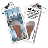 New York City FootWhere® Souvenir Zipper-Pull. 72. pieces/ 12 assorted styles.