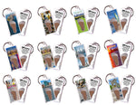Load image into Gallery viewer, New York City  FootWhere® Souvenir Keychains. 12 Piece Set. Made in USA
