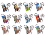 New York City FootWhere® Souvenir Keychain 72. pieces/ 12 assorted styles.