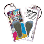 Oakland FootWhere® Souvenir Keychain. 72 pieces/6 assorted styles.