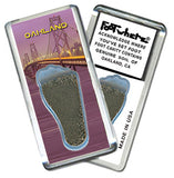 Oakland FootWhere® Souvenir Magnet. 72 pieces/6 assorted styles.