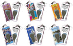 Load image into Gallery viewer, Oakland FootWhere® Souvenir Zipper-Pulls. 6 Piece Set. Made in USA
