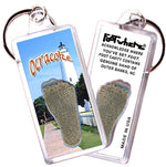 Load image into Gallery viewer, Outer Banks FootWhere Souvenir Keychains. 3 Piece Set. Made in USA