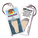 Load image into Gallery viewer, Orange Beach FootWhere® Souvenir Key Chain. Made in USA
