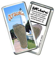 Outer Banks, NC FootWhere® Souvenir Magnet. 72 pieces/3 assorted styles.