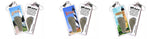 Load image into Gallery viewer, Outer Banks FootWhere Souvenir Zipper-Pulls. 3 Piece Set. Made in USA