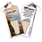 Load image into Gallery viewer, Orange Beach FootWhere® Souvenir Zipper-Pull. Made in USA
