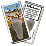Ocean Beach FootWhere® Souvenir Magnet. 72 pieces/6 assorted styles.