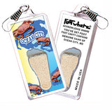 Ocean City FootWhere® Souvenir Zipper-Pull 72 pieces/6 assorted styles.