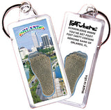 Orlando FootWhere® Souvenir Keychain. 72 pieces/6 assorted styles.