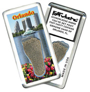 Orlando FootWhere® Souvenir Magnet. 72 pieces/6 assorted styles.