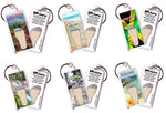 Load image into Gallery viewer, Ocho Rios FootWhere® Souvenir Keychains. 6 Piece Set. Made in USA
