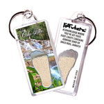 Load image into Gallery viewer, Ocho Rios FootWhere® Souvenir Keychains. 6 Piece Set. Made in USA