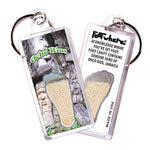 Load image into Gallery viewer, Ocho Rios, Jamaica FootWhere Souvenir Keychain. 72 pieces/6 assorted styles.