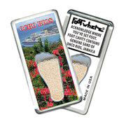 Ocho Rios, Jamaica FootWhere® Souvenir Magnet. 72 pieces/6 assorted styles.