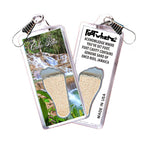 Load image into Gallery viewer, Ocho Rios, Jamaica FootWhere® Souvenir Zipper-Pull. 72 pieces/6 assorted styles.