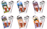 Oklahoma City FootWhere® Souvenir Zipper-Pull. 72 pieces/6 assorted styles.