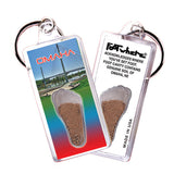 Omaha FootWhere® Souvenir Keychains. 72 pieces/6 assorted styles.