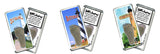 Outer Banks, NC FootWhere® Souvenir Magnet. 72 pieces/3 assorted styles.