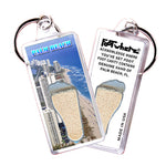 Load image into Gallery viewer, Palm Beach FootWhere® Souvenir Keychains. 6 Piece Set. Made in USA
