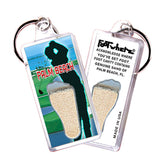 Palm Beach FootWhere® Souvenir Keychain. 72 pieces/6 assorted styles.