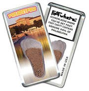 Philadelphia FootWhere® Souvenir Magnets. 6 Piece Set. Made in USA