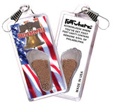 Philadelphia FootWhere® Souvenir Zipper-Pull. 72 pieces/6 assorted styles.