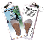 Load image into Gallery viewer, Philadelphia FootWhere® Souvenir Zipper-Pull. Made in USA
