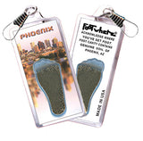 Phoenix FootWhere® Souvenir Zipper-Pull. 72 pieces/6 assorted styles.